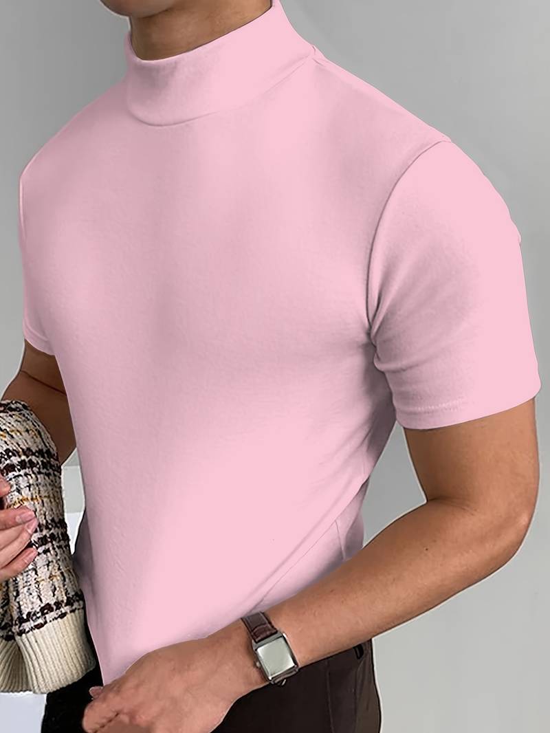 Zakenda | Caleb - T-shirt élégant à col haut