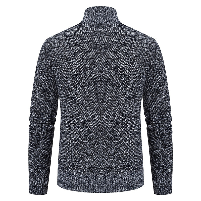 Zakenda | pull-over zippé stylé pour homme (design italien)