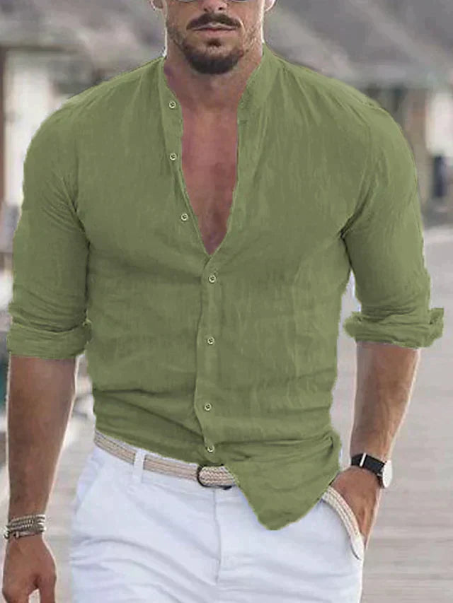 Zakenda | Daniel - la chemise en lin stylée pour hommes