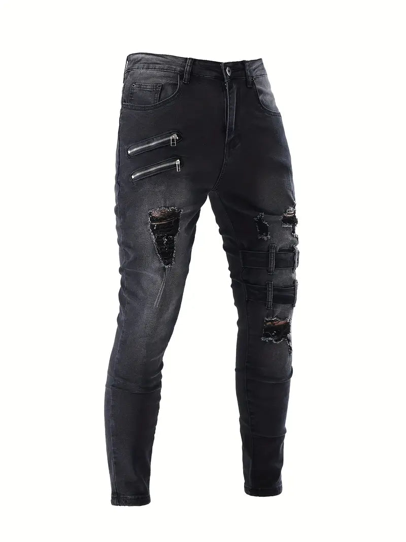Zakenda | Mason - jeans de biker décontractés pour hommes