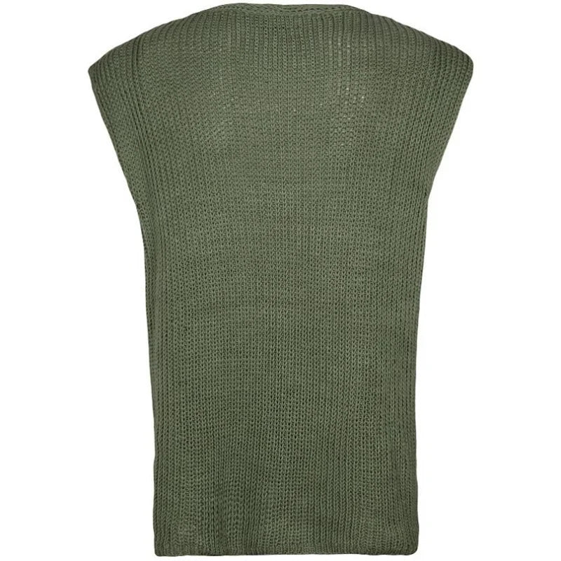Zakenda | Abraham - pull en tricot sans manches pour homme