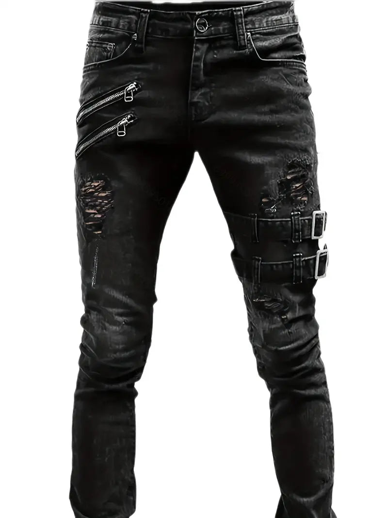 Zakenda | Mason - jeans de biker décontractés pour hommes
