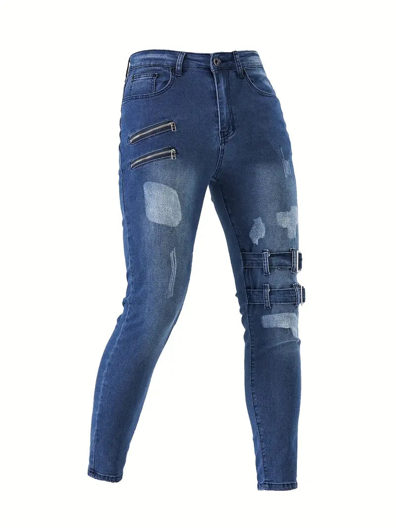 Zakenda | Mason - jeans de biker décontractés pour hommes