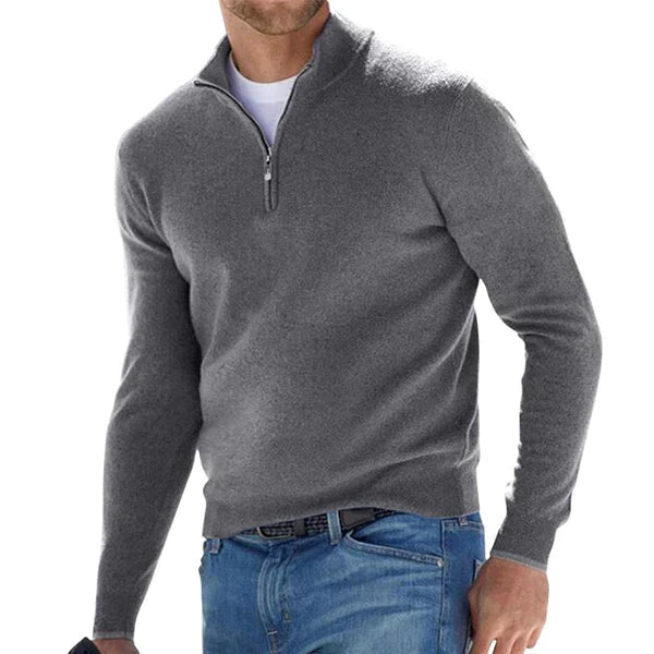 Zakenda | Tobias - pull-over zippé pour homme