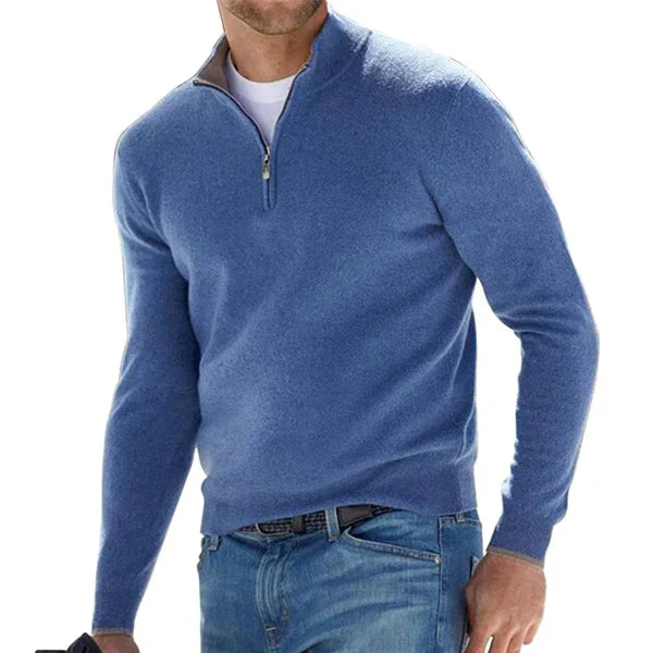 Zakenda | Tobias - pull-over zippé pour homme