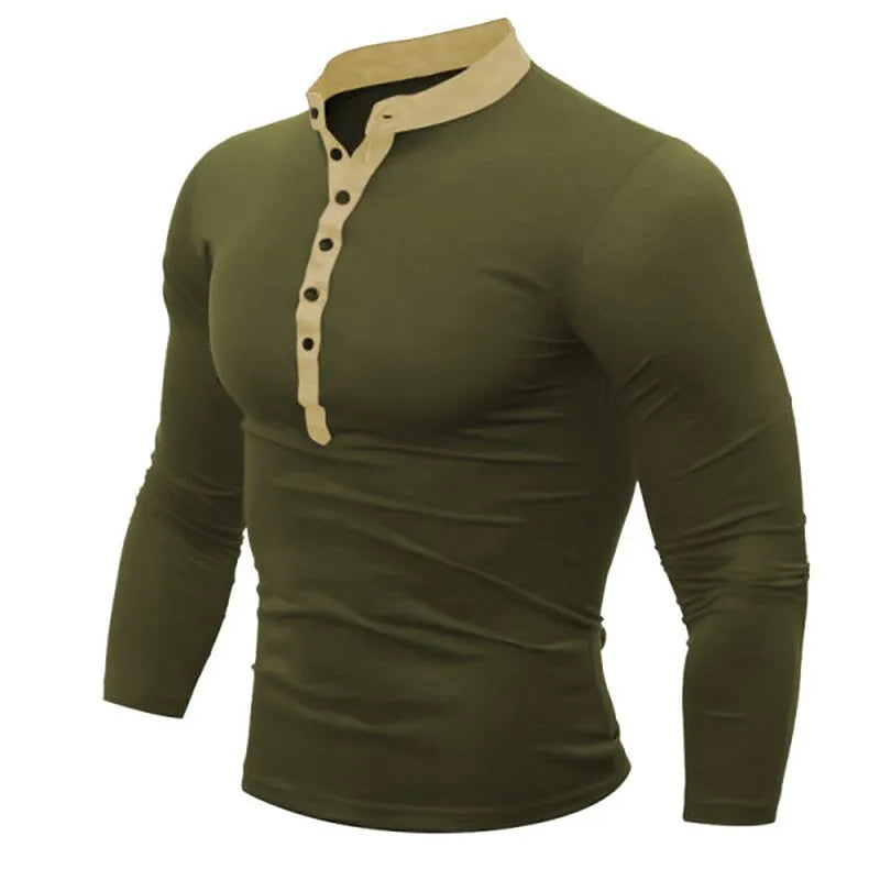 Zakenda | Ellery - sweat-shirt vert moulant pour homme