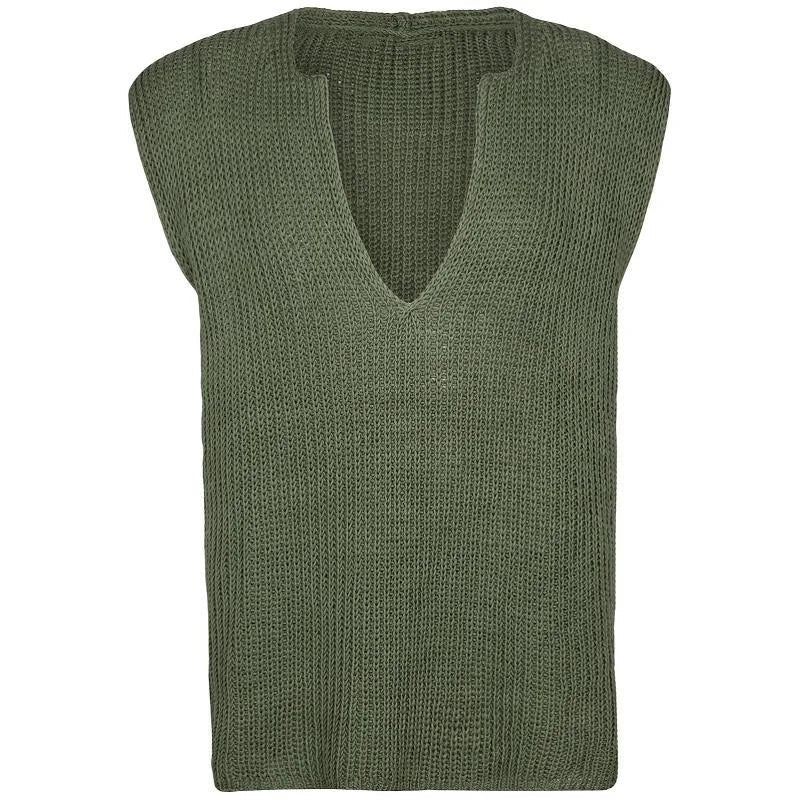 Zakenda | Abraham - pull en tricot sans manches pour homme