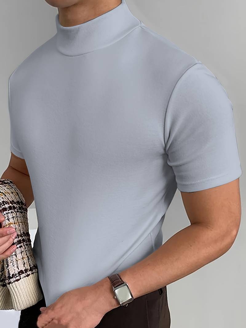 Zakenda | Caleb - T-shirt élégant à col haut