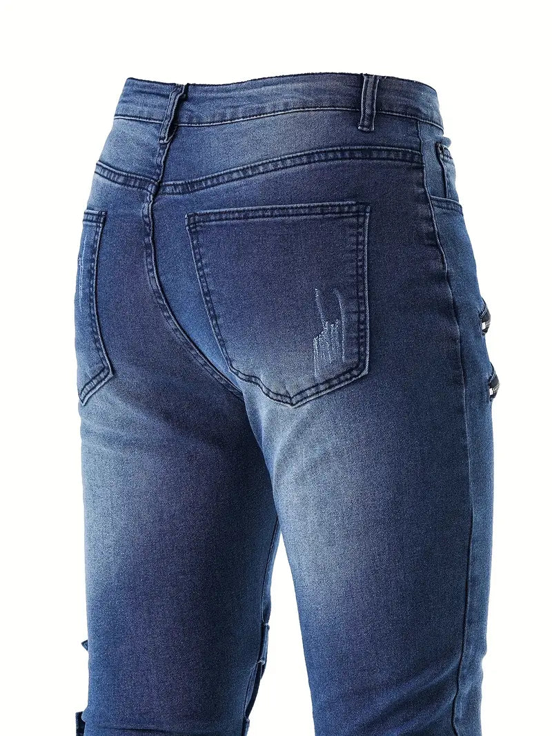 Zakenda | Mason - jeans de biker décontractés pour hommes