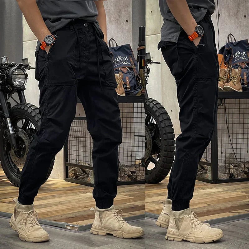 Zakenda | Pantalon stretch cargo