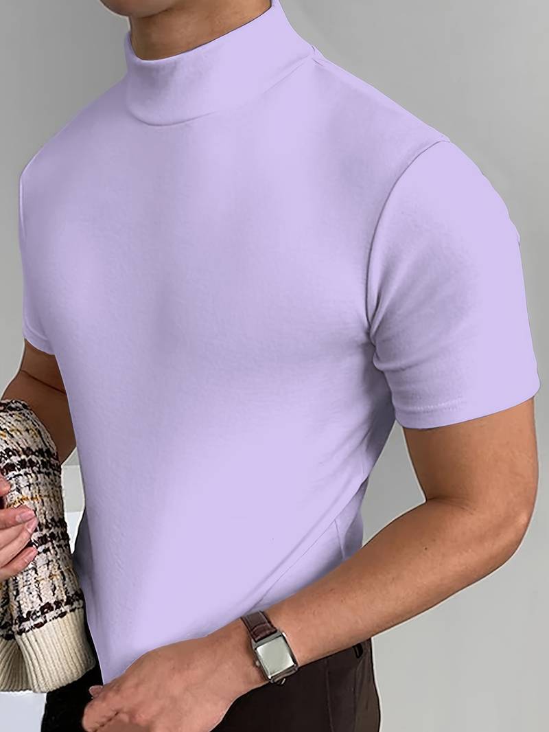 Zakenda | Caleb - T-shirt élégant à col haut