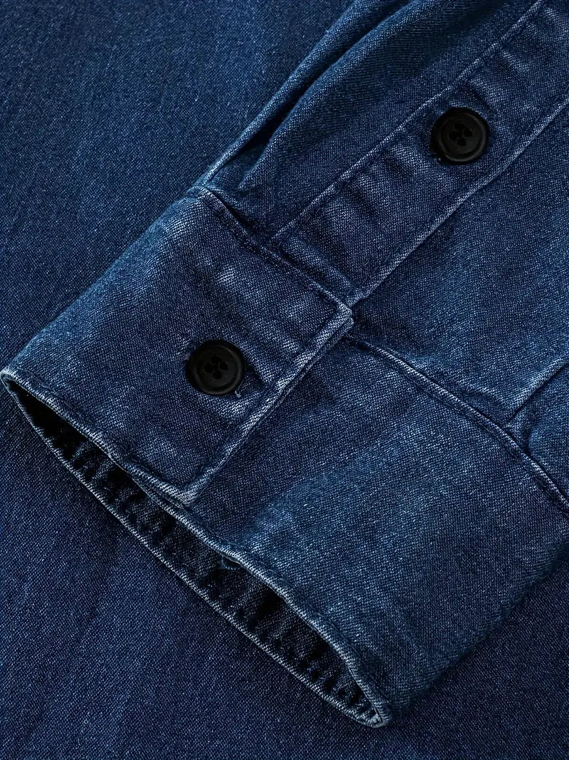 Zakenda | Alexander - chemise en jean à manches longues pour homme
