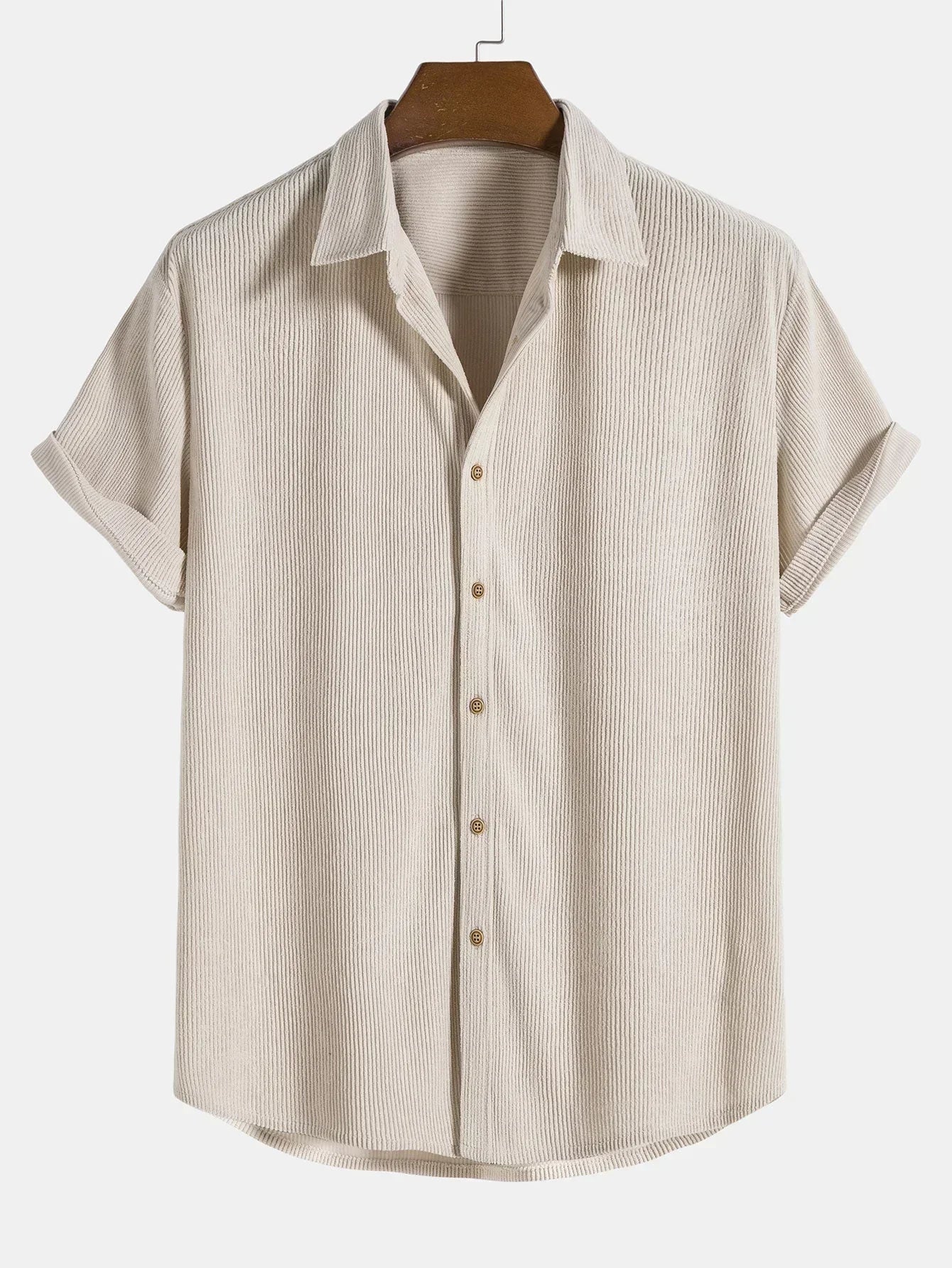 Zakenda | Brian - chemise légère en velours côtelé d'été
