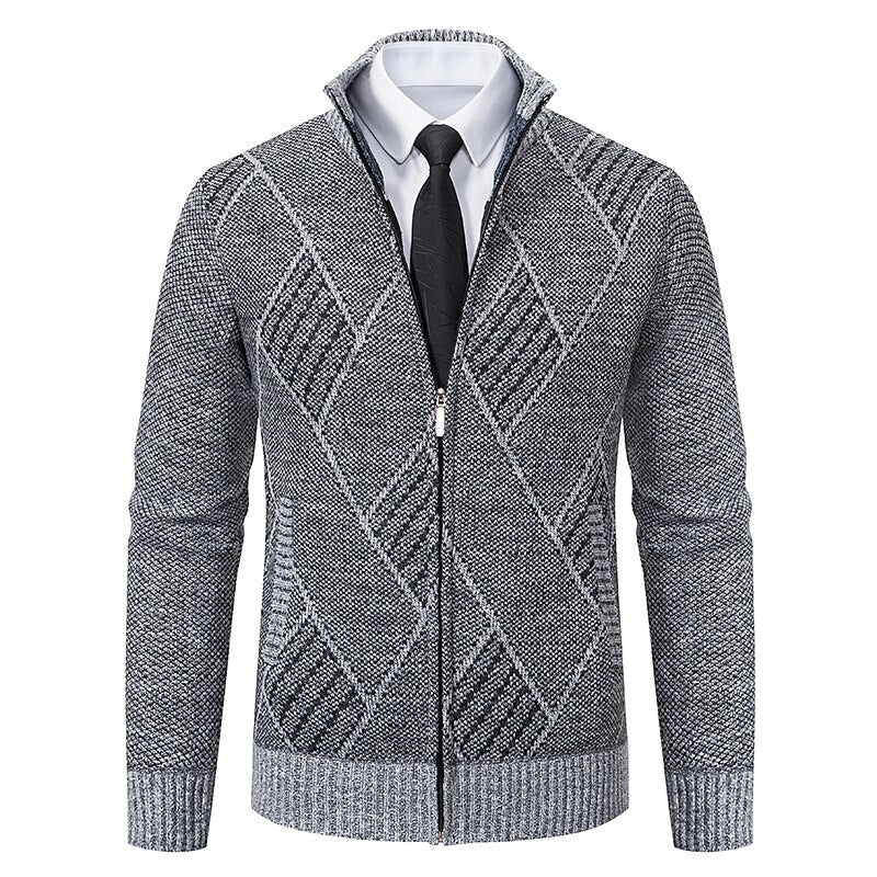 Zakenda | pull-over zippé stylé pour homme (design italien)