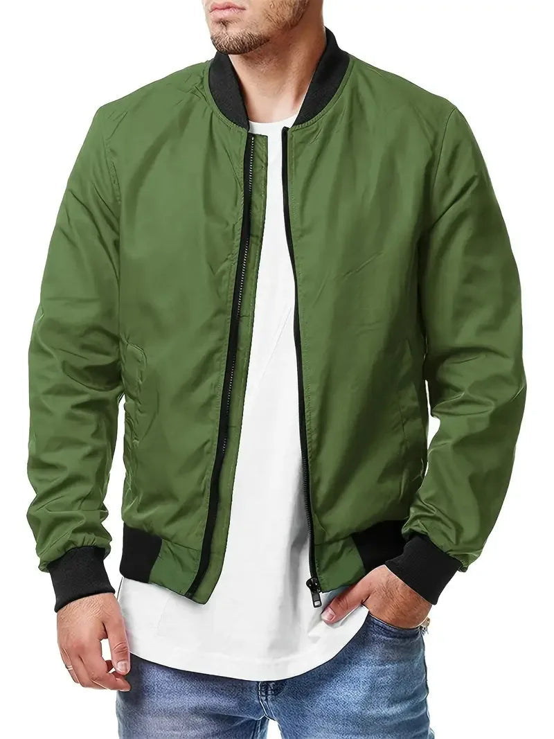 Zakenda | Veste bomber d'hiver décontractée pour hommes