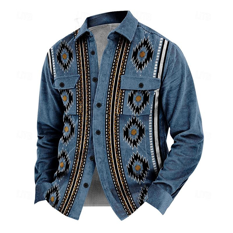 Zakenda | Veste de style vintage en velours côtelé pour hommes