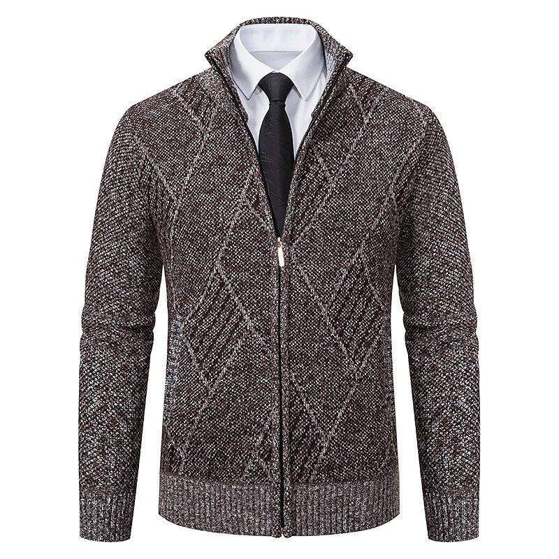 Zakenda | pull-over zippé stylé pour homme (design italien)