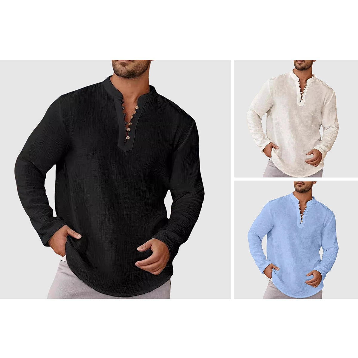 Zakenda | Chemise marine de Charles Harrington
