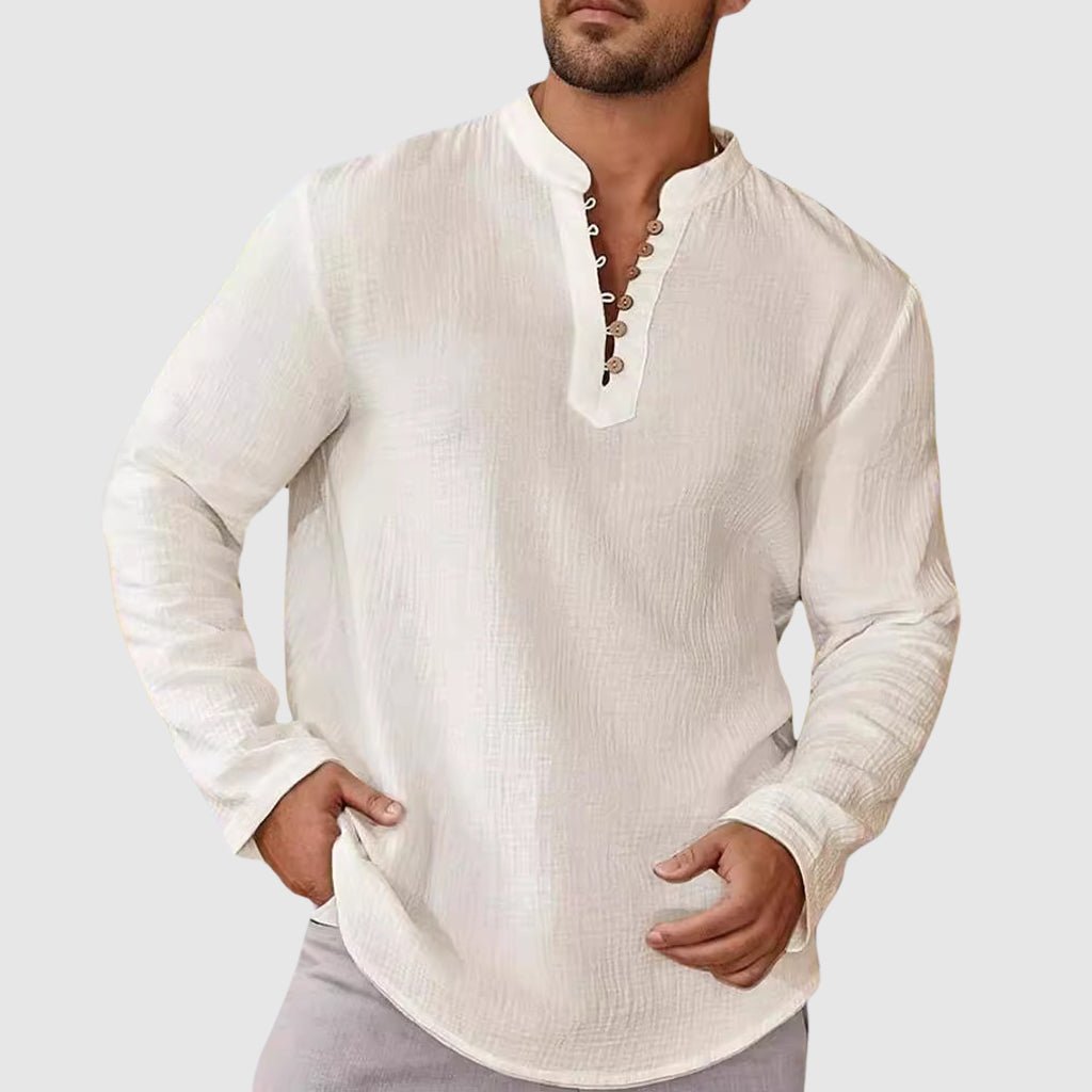 Zakenda | Chemise marine de Charles Harrington