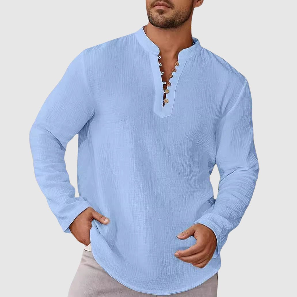 Zakenda | Chemise marine de Charles Harrington