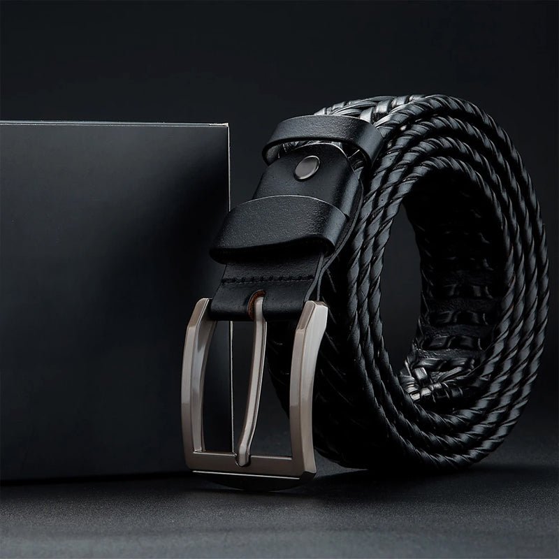Zakenda | Ceinture en cuir tissé