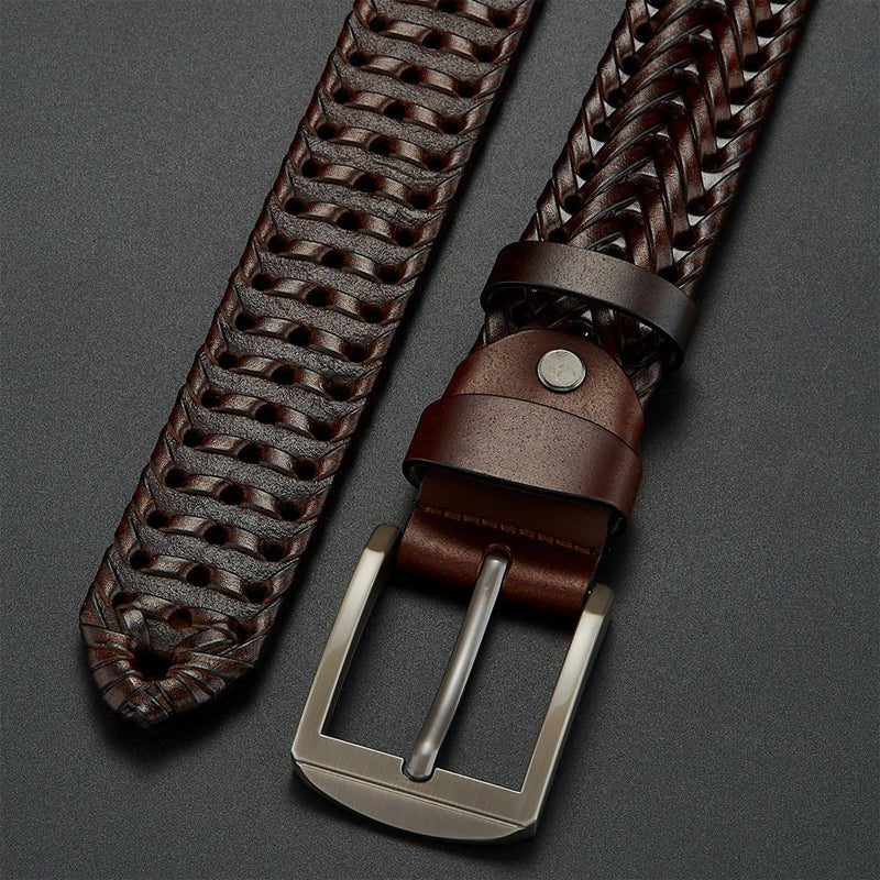 Zakenda | Ceinture en cuir tissé