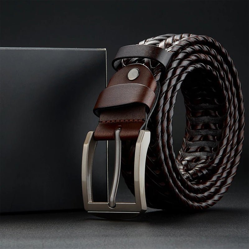Zakenda | Ceinture en cuir tissé