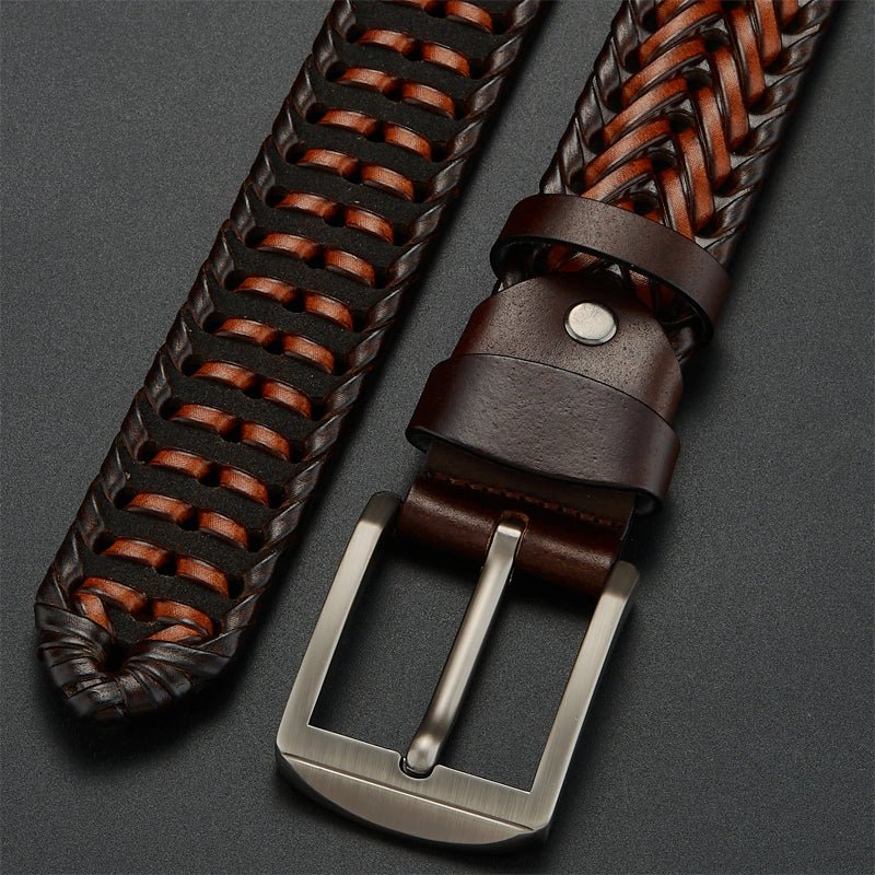 Zakenda | Ceinture en cuir tissé