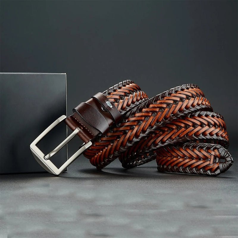 Zakenda | Ceinture en cuir tissé