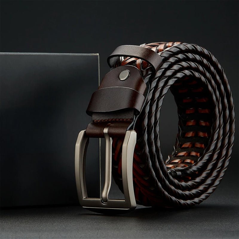 Zakenda | Ceinture en cuir tissé