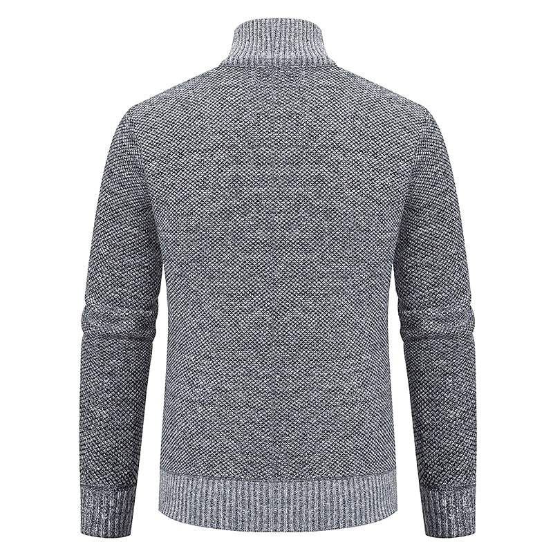 Zakenda | pull-over zippé stylé pour homme (design italien)