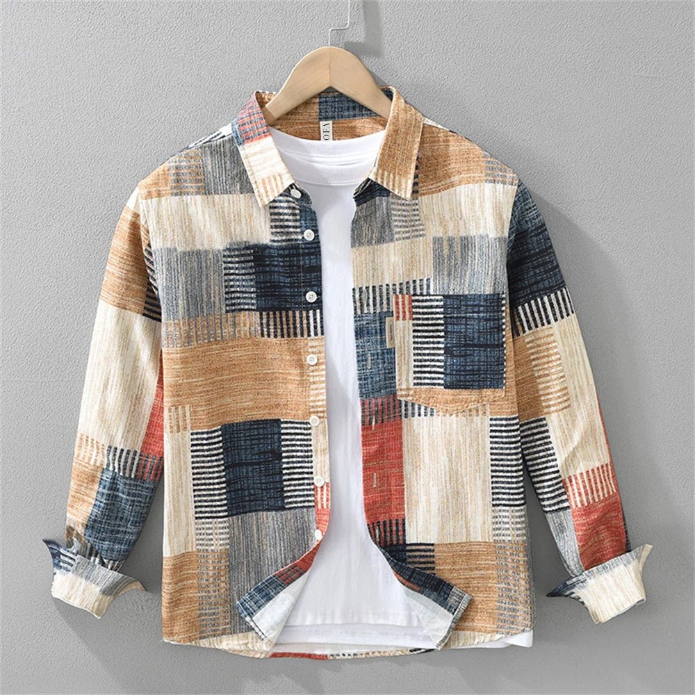 Zakenda | Chemise Tailors au design patchwork