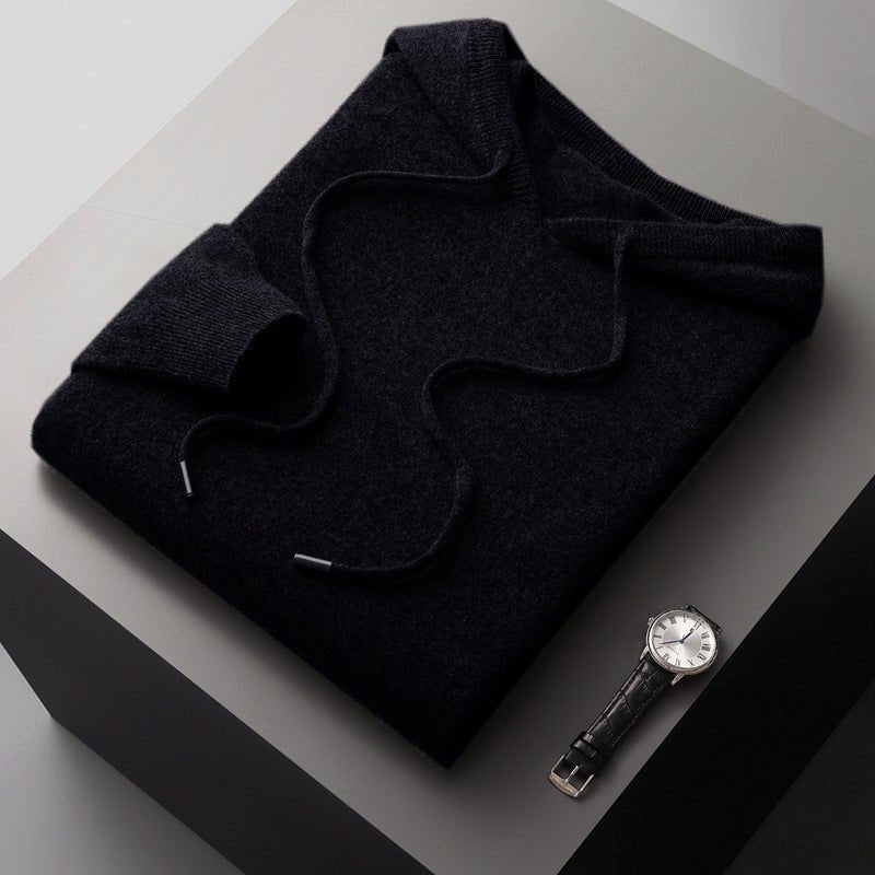 Zakenda | Sweat à capuche en mérinos Tailors Premium