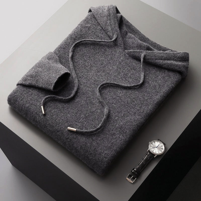 Zakenda | Sweat à capuche en mérinos Tailors Premium