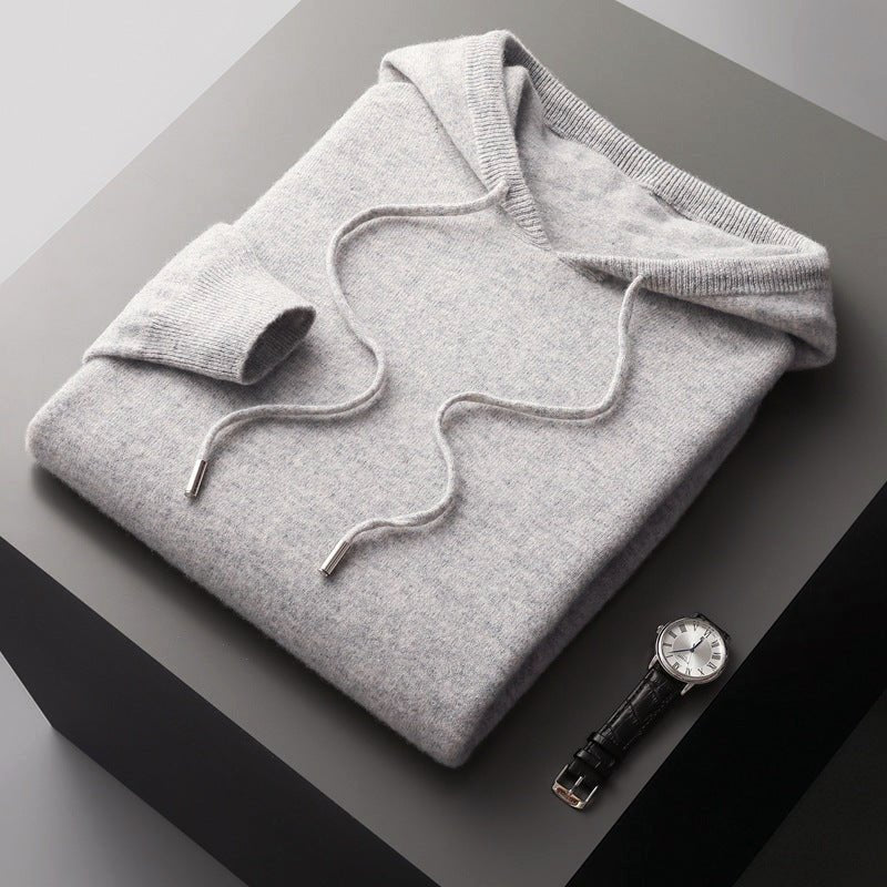 Zakenda | Sweat à capuche en mérinos Tailors Premium