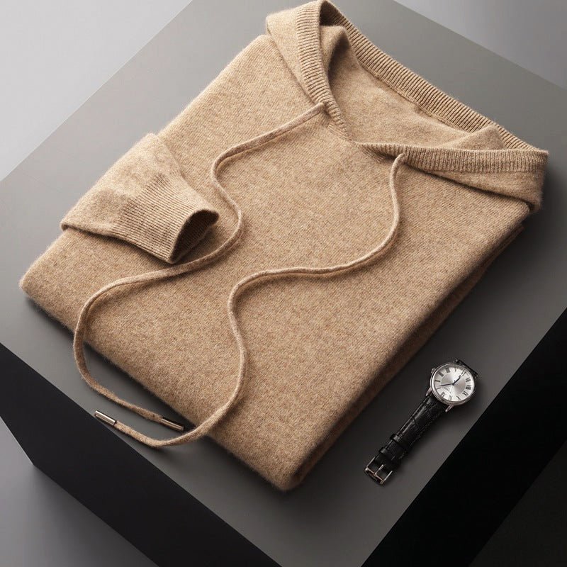 Zakenda | Sweat à capuche en mérinos Tailors Premium