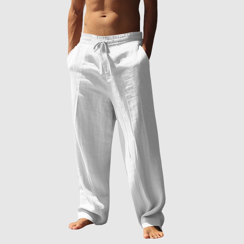 Zakenda | Tailors Pantalon en lin décontracté