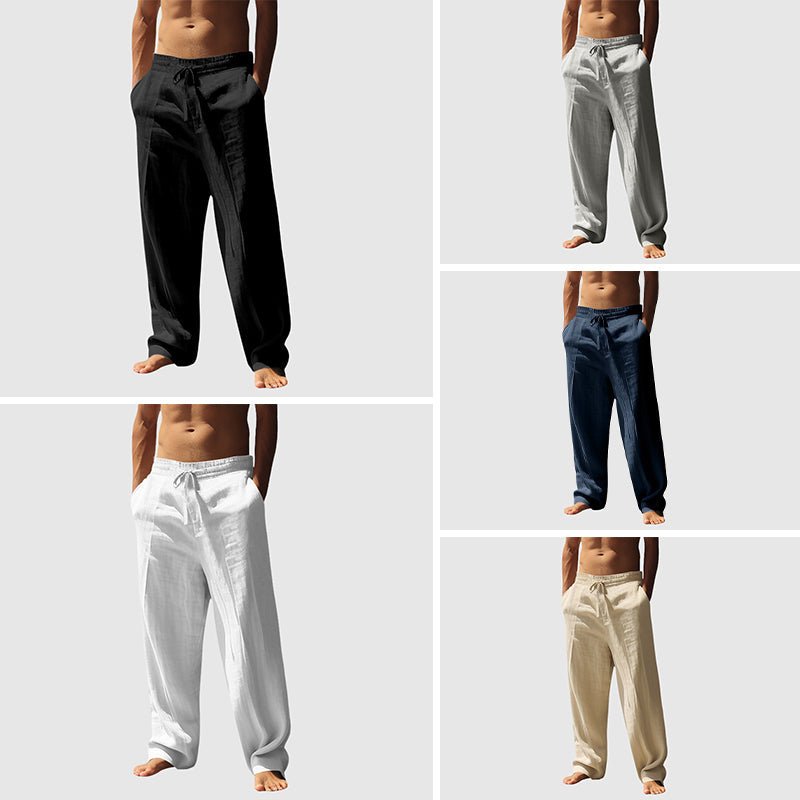 Zakenda | Tailors Pantalon en lin décontracté