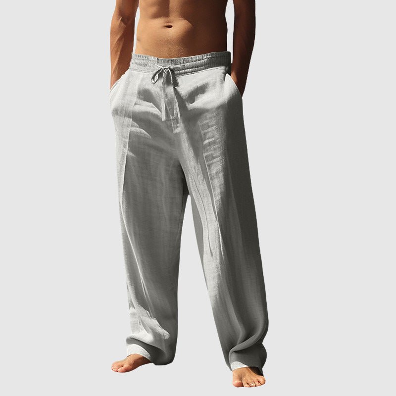 Zakenda | Tailors Pantalon en lin décontracté