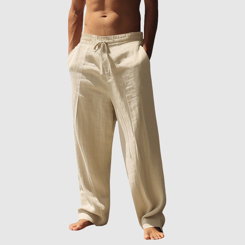 Zakenda | Tailors Pantalon en lin décontracté