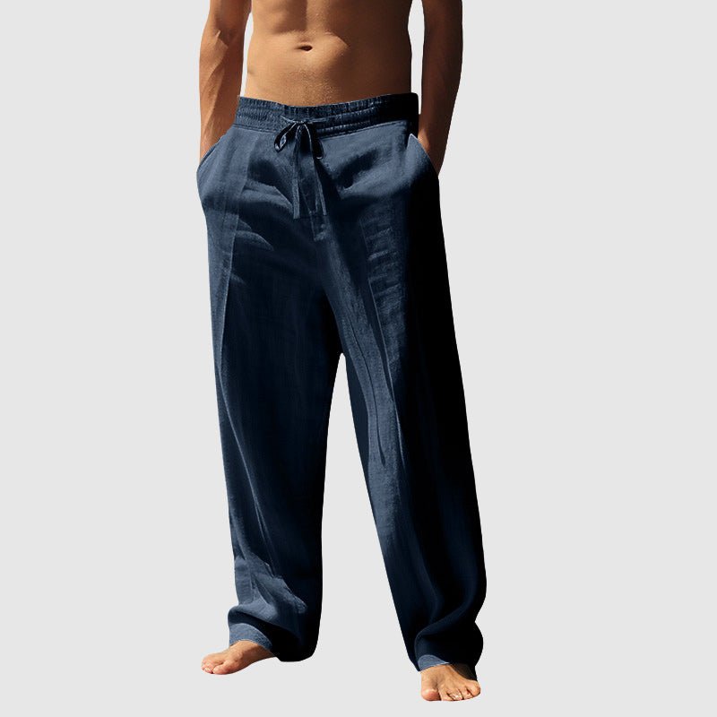 Zakenda | Tailors Pantalon en lin décontracté