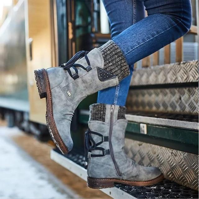 Zakenda | Chaussures extrêmement confortables et chaudes avec semelle orthopédique
