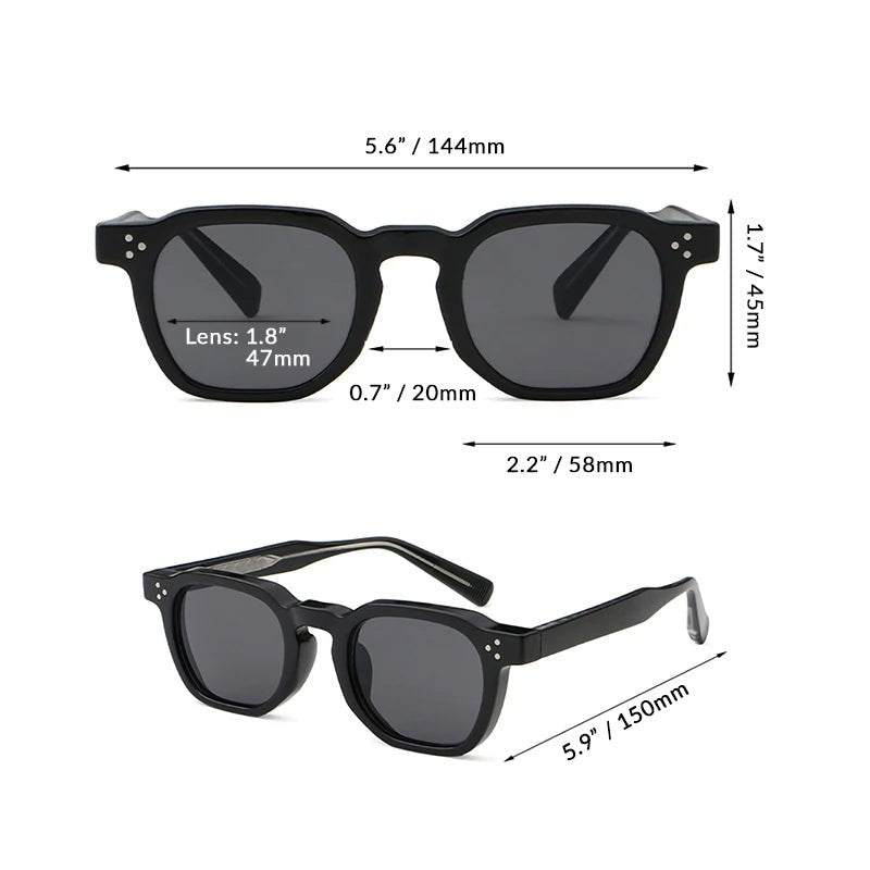 Zakenda | Lunettes de soleil rétro Edge