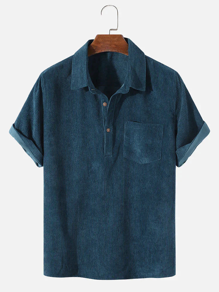 Zakenda | Chemise légère en velours côtelé d'été