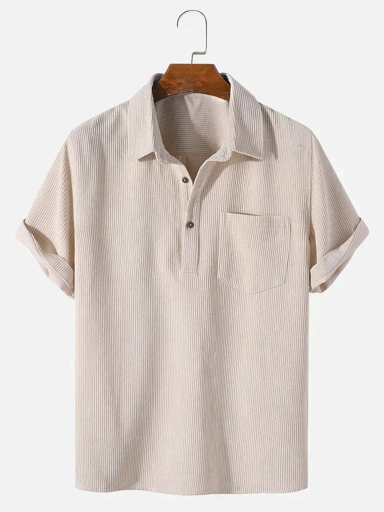 Zakenda | Chemise légère en velours côtelé d'été