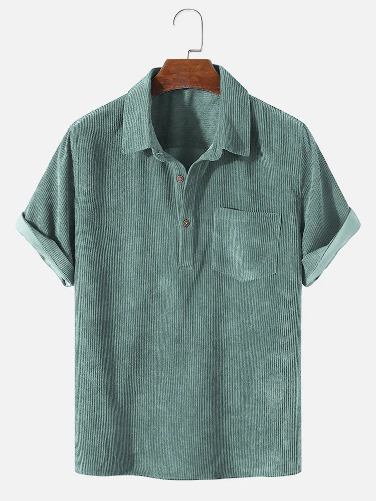 Zakenda | Chemise légère en velours côtelé d'été