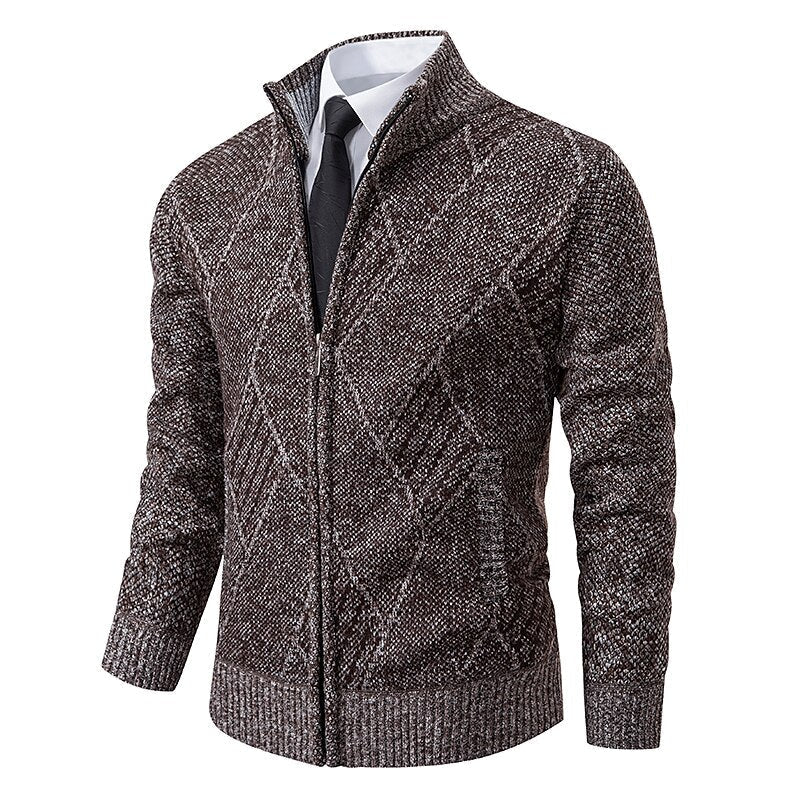 Zakenda | pull-over zippé stylé pour homme (design italien)
