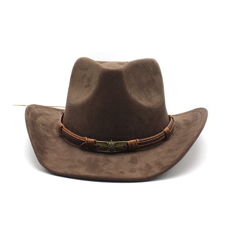 Zakenda | Chapeau de cowboy en daim