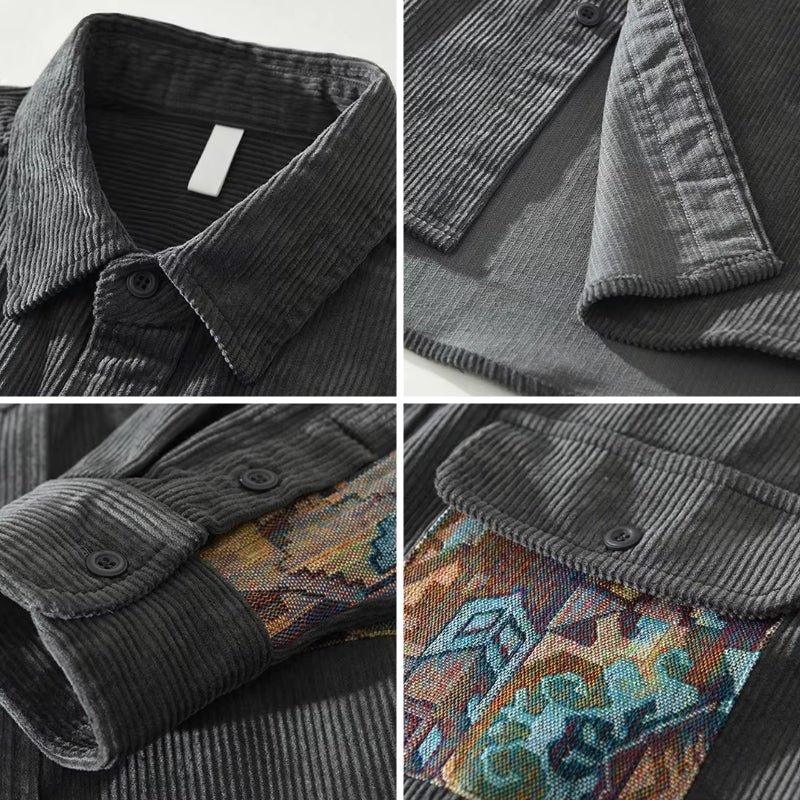 Zakenda | Chemise en velours côtelé Duval Clifton