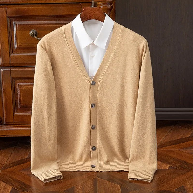 Zakenda | Lévêque Cardigan classique en cachemire